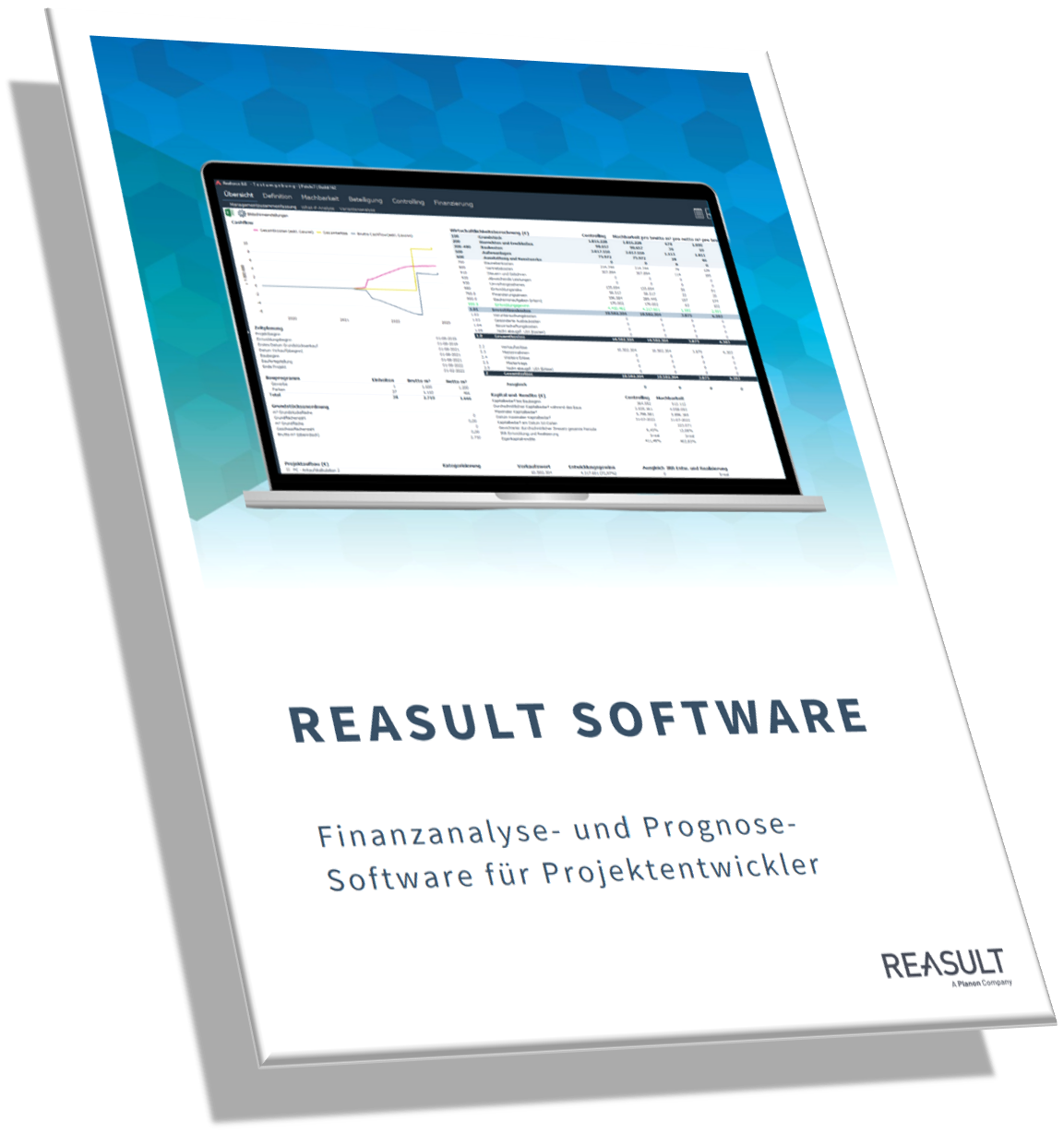 Landingpage Reasult Software Broschüre